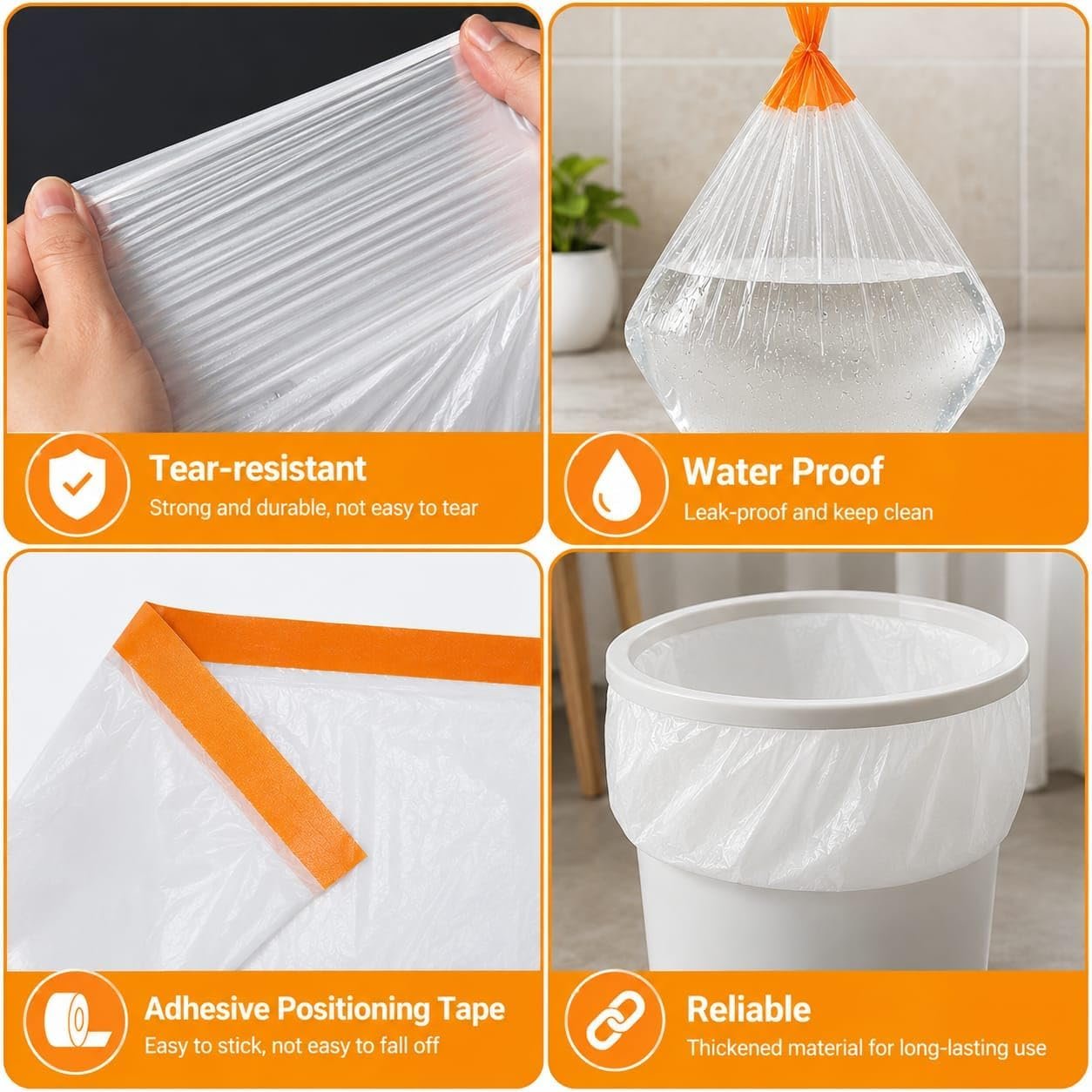 Biella Paint Masking Film 180CM x 20M Pre-Taped Protective Plastic Film with Adhesive Masking Tape for Painting Wall Furniture Floor and Window Protection - Image 6