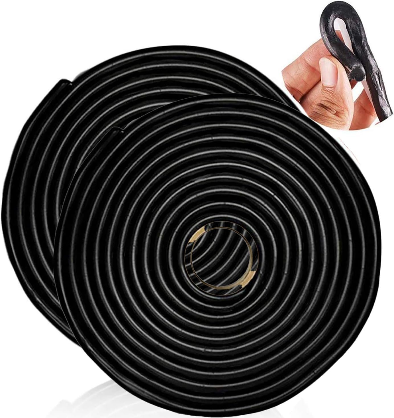 Royal Apex Butyl Tape Windscreen Sealant Window Door Windshield Car Truck Headlight LED Audio Video Installation Tool Retrofit Reseal Strip Seal Waterproof Seal Noise Isolation-9.5MMx4.57M (PACK OF 2) - Image 2