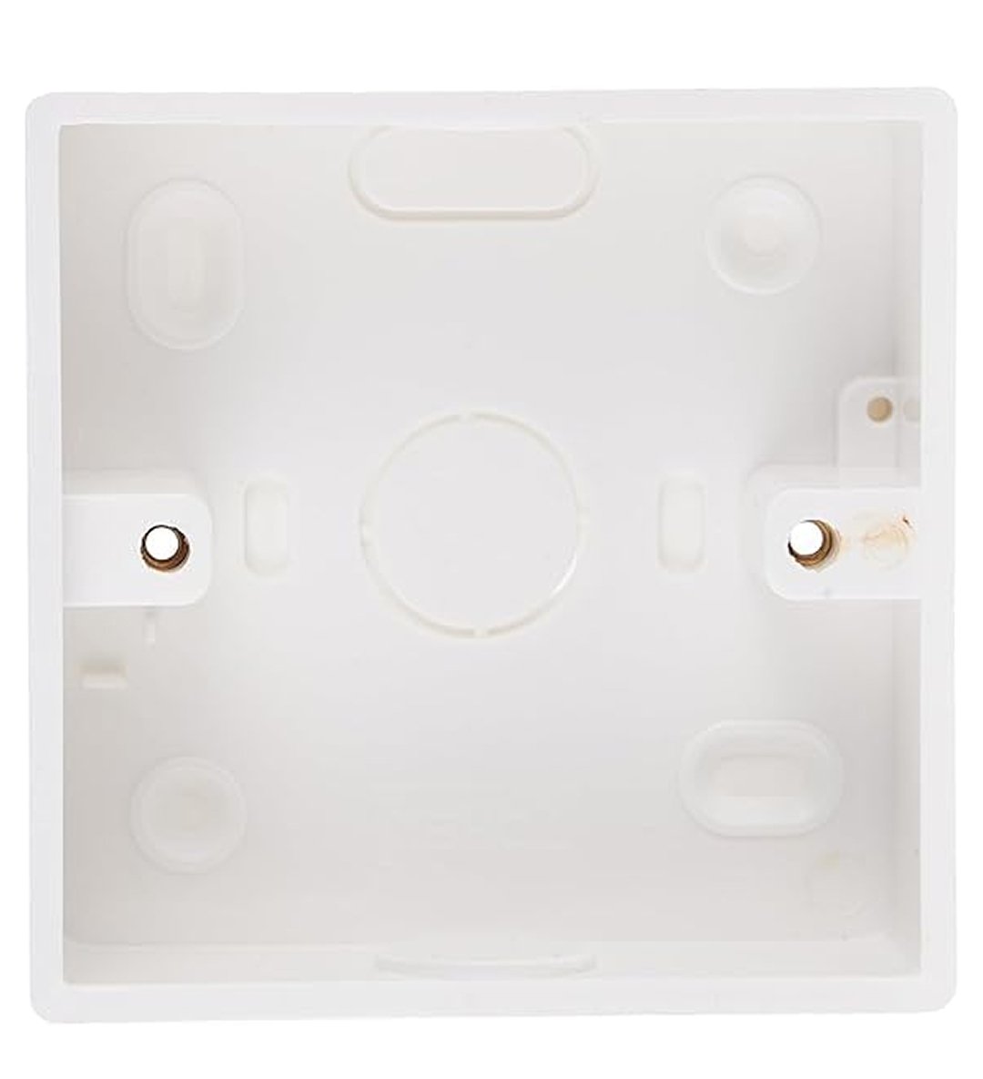 Biella Heavy Duty PVC Electrical Junction Box for Switch or Socket White (3x3)