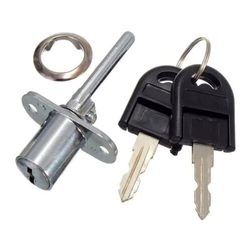 Royal Apex Drawer Lock, Plunger Lock with Key Zinc Alloy File Cabinet Lock Cupboard Cam Lock Cabinet Door Locks for Filing Cabinets Wardrobe Display (PACK OF 1)