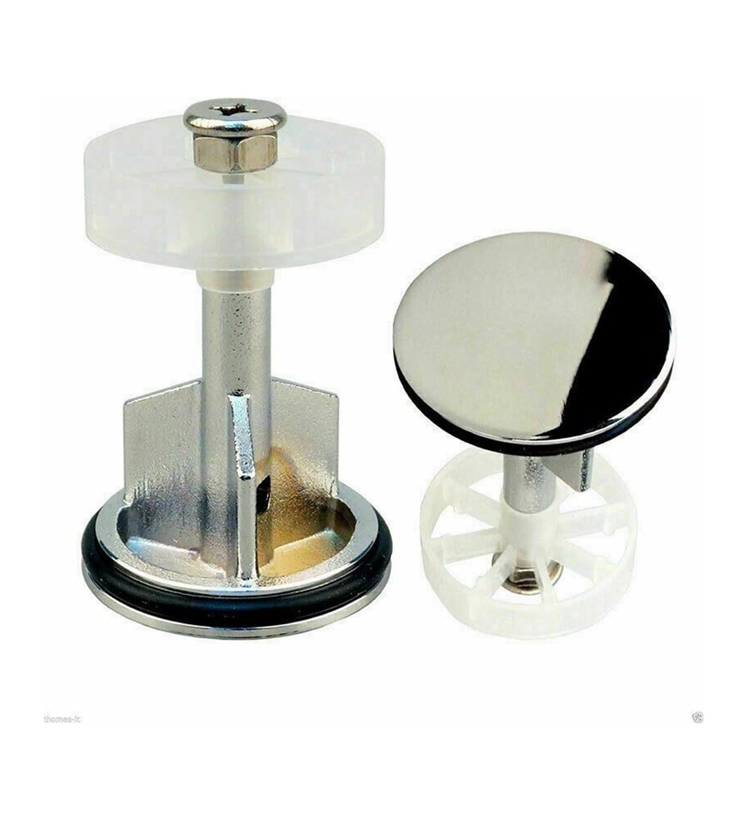 Royal Apex Chrome Plated Pop-Up Basin Sink Waste Trap Plug for Kitchen Bathroom Etc...