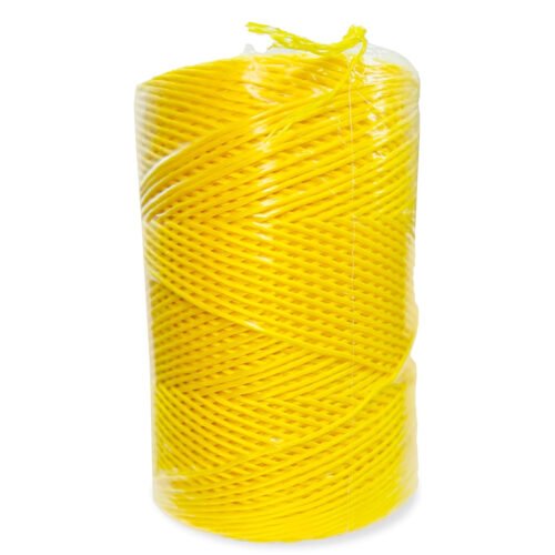 Royal Apex 2kg Polypropylene Yellow Twine Rope – Strong and Weather-Resistant for Agriculture, Shipping, Construction, Marine, Sports, DIY and Landscaping Projects