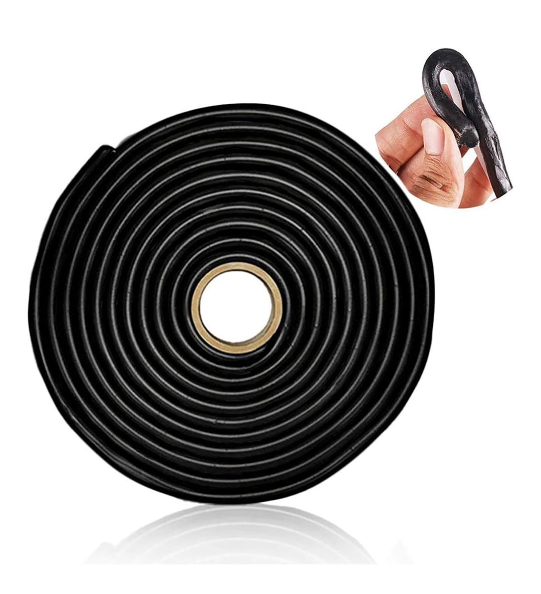 Royal Apex Butyl Tape Windscreen Sealant Window Door Windshield Car Truck Headlight LED Audio Video Installation Tool Retrofit Reseal Strip Seal Waterproof Seal Noise Isolation-9.5MMx4.57M (PACK OF 2)