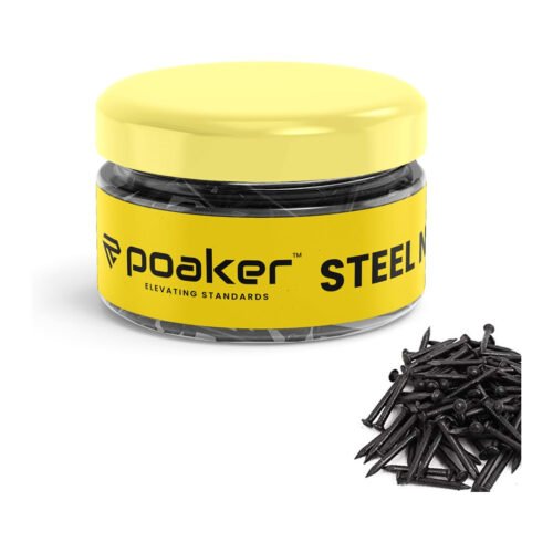 1 Inch Masonry Carbon Stainless Steel Point Tip Wall Cement Nails Black 100pcs