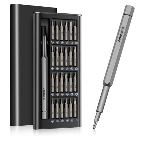 24-in-1 Precision Screwdriver Set – Mini Magnetic Tool Kit for Electronics, Phones, Tablets – Compact Pocket Driver Bit Set by ShowTop for DIY & Tech Repairs