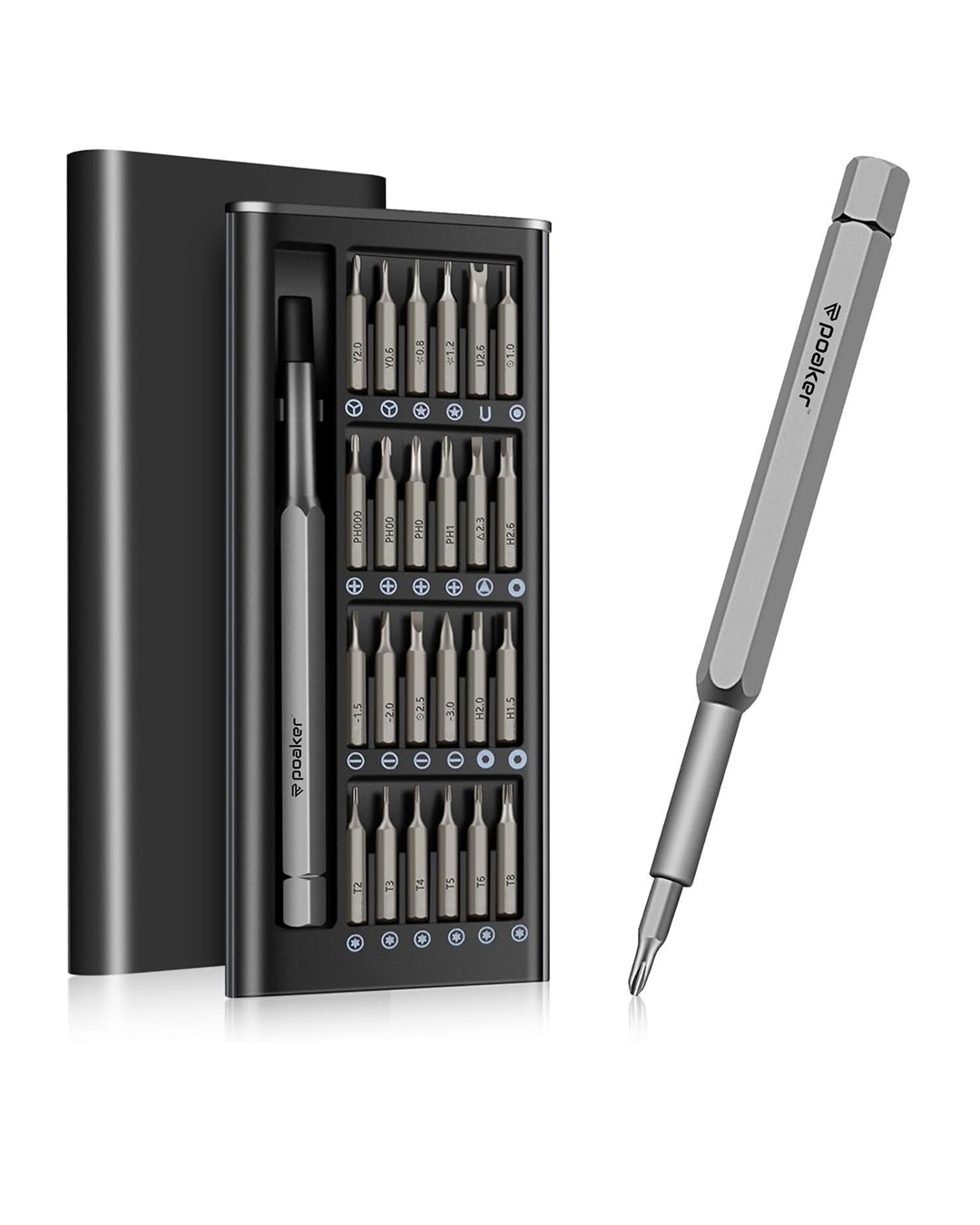 24-in-1 Precision Screwdriver Set – Mini Magnetic Tool Kit for Electronics, Phones, Tablets – Compact Pocket Driver Bit Set by ShowTop for DIY & Tech Repairs