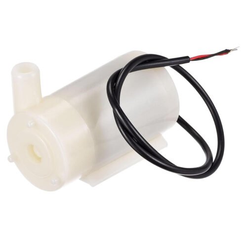 Melfi 5V Micro Submersible Mini Water Pump – Quiet USB Fountain Pump for Aquarium, Fish Tank, Pond, Hydroponics & Garden Features – Compact, Easy to Install and Energy Efficient (Motor Only)